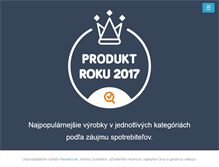 Tablet Screenshot of produktroku.sk