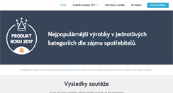 Desktop Screenshot of produktroku.cz